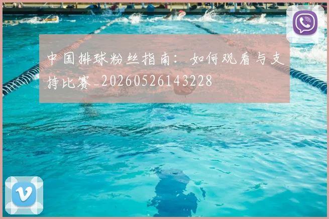 中国排球粉丝指南：如何观看与支持比赛_20260526143228